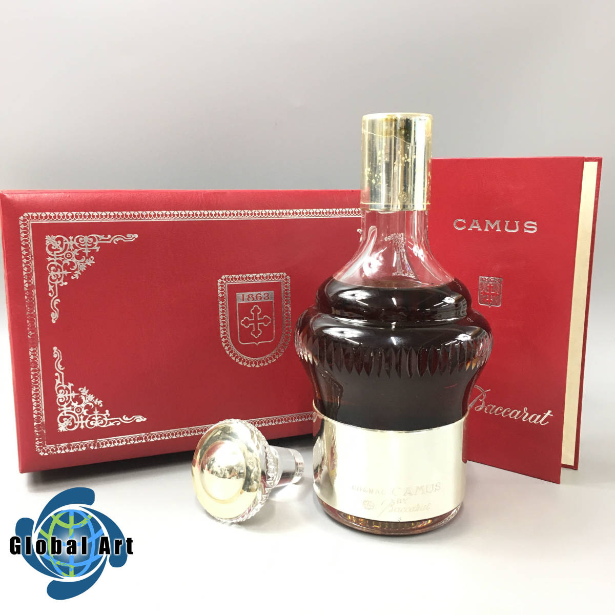 ☆C05235【未開栓品】CAMUS カミュ/ブランデー/コニャック/バカラ