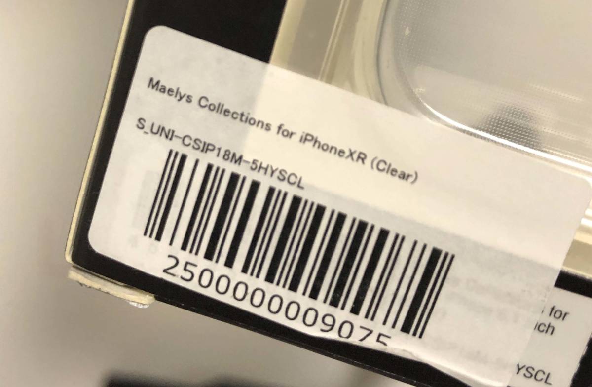 Ｍ52: iphoneケース 新品 UNiCASE 送料込　Maelys Collections for iPhoneXR (Clear)_画像3