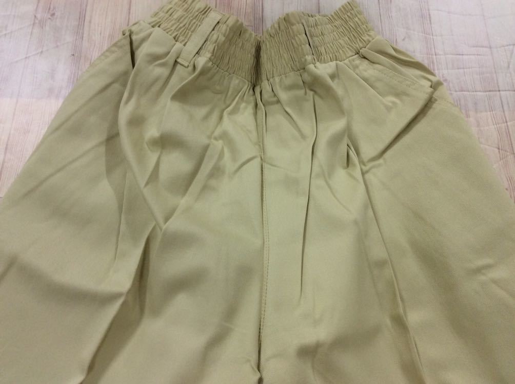  new goods cotton tsu il Easy pants free size green 