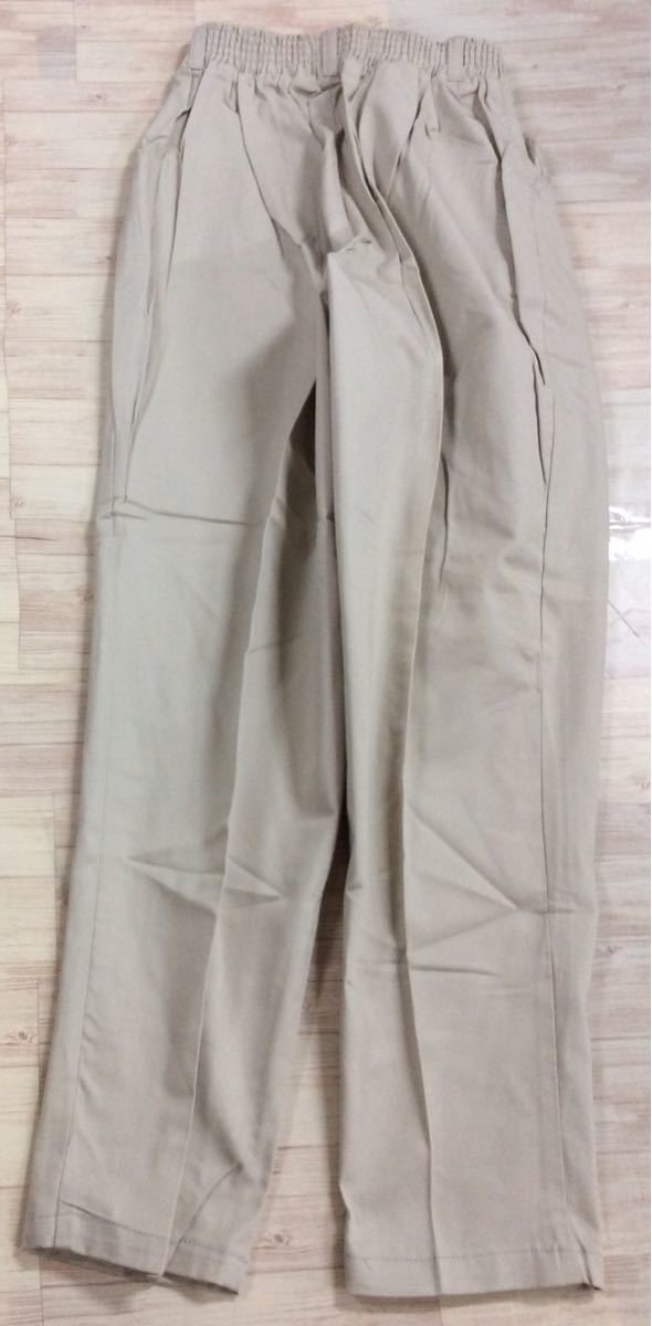  new goods cotton tsu il Easy pants free size beige 