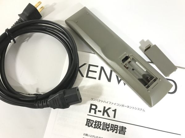 e7263 動作/外観良好 KENWOOD ケンウッド R-K1 CDレシーバー e7263 動作/外観良好 KENWOOD ケンウッド R-K1 CDレシーバー