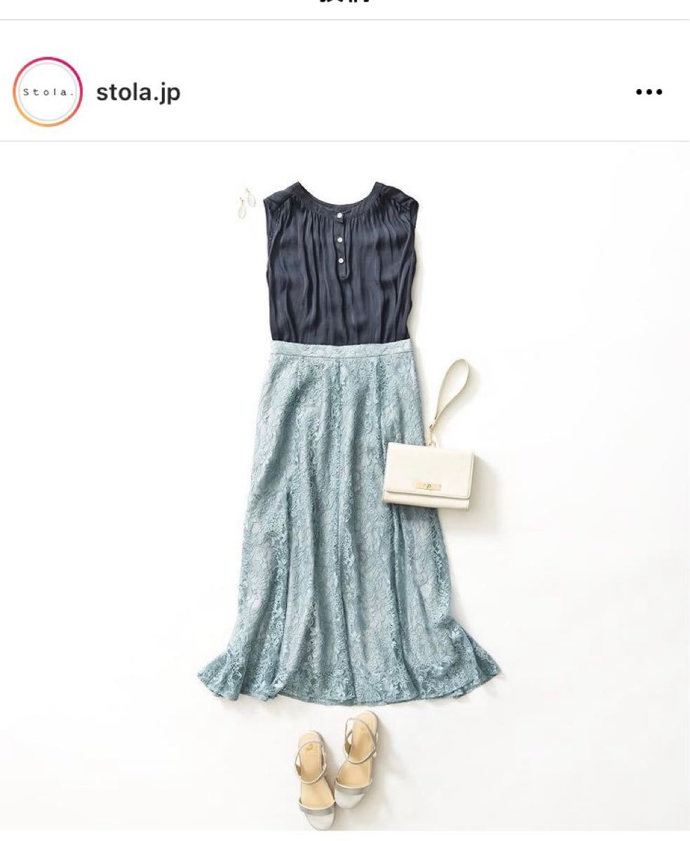 人気を誇る 【未使用品】stola.のレーススカート - スカート