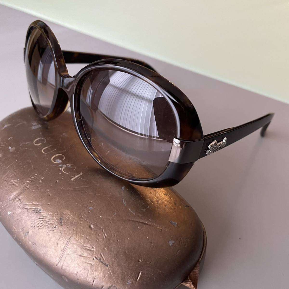 激安/新作 レア 鼈甲 べっ甲 サングラス グッチ Gucci サングラス