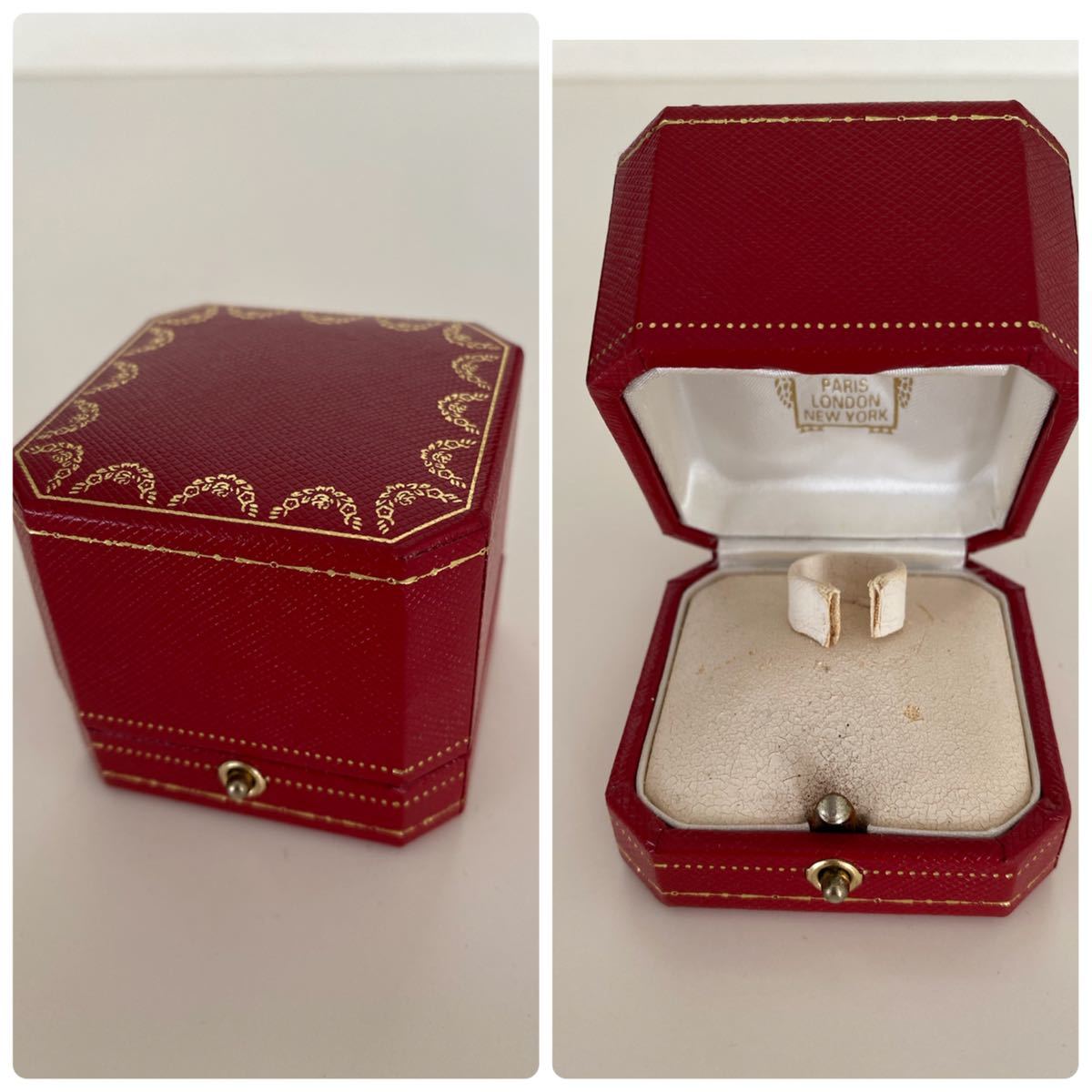 カルティエ 指輪ケース　リングケース　空箱　1個 カルティエリング Cartier 空き箱