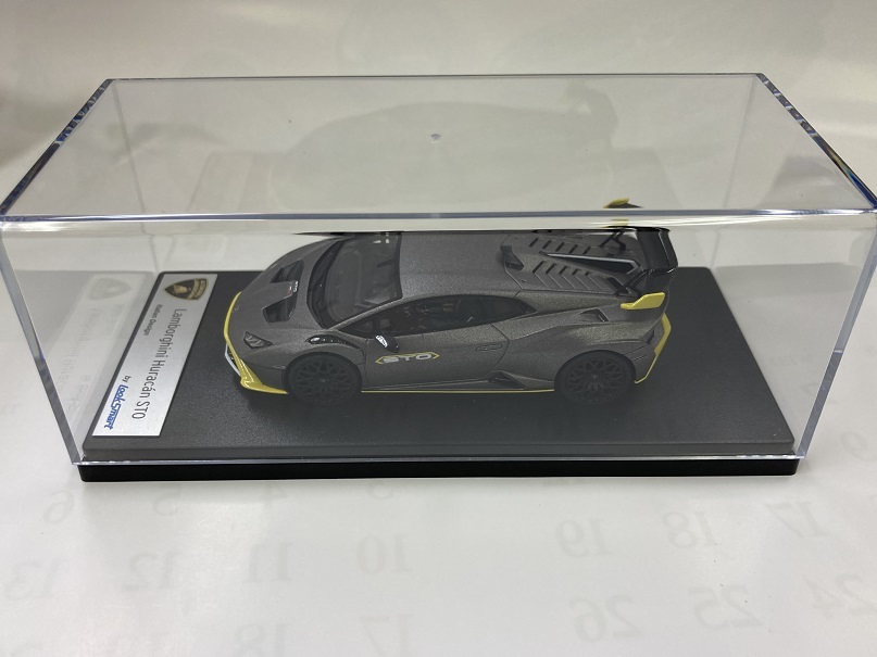 LookSmart 1/43 ランボルギーニ ウラカン STO 2021 グレー/イエロー