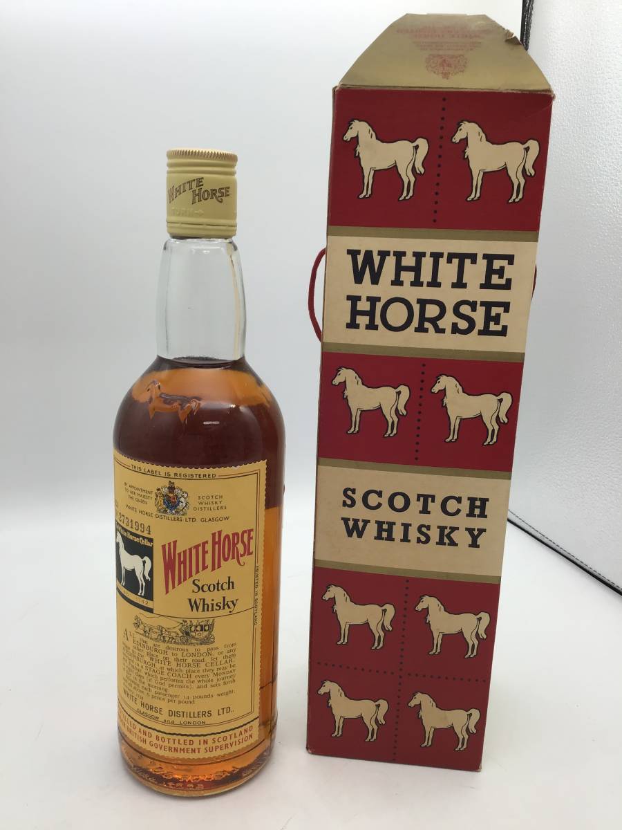 1666 ホワイトホース ティンキャップ WHITE HORSE 容量760ml 43度