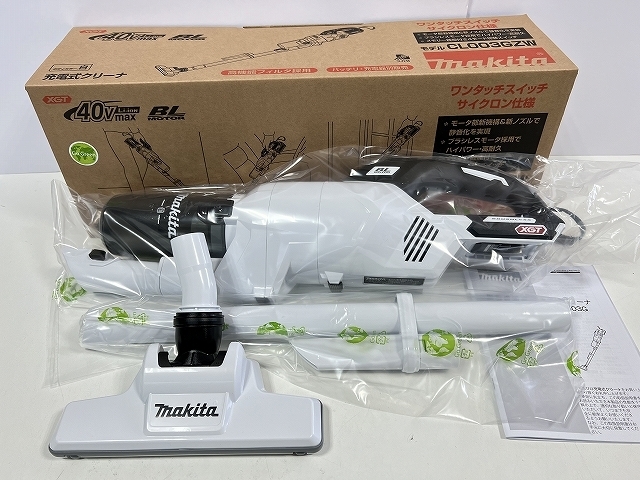 □マキタ 40V 充電式クリーナー CL003GZW サイクロン式 ☆スノー
