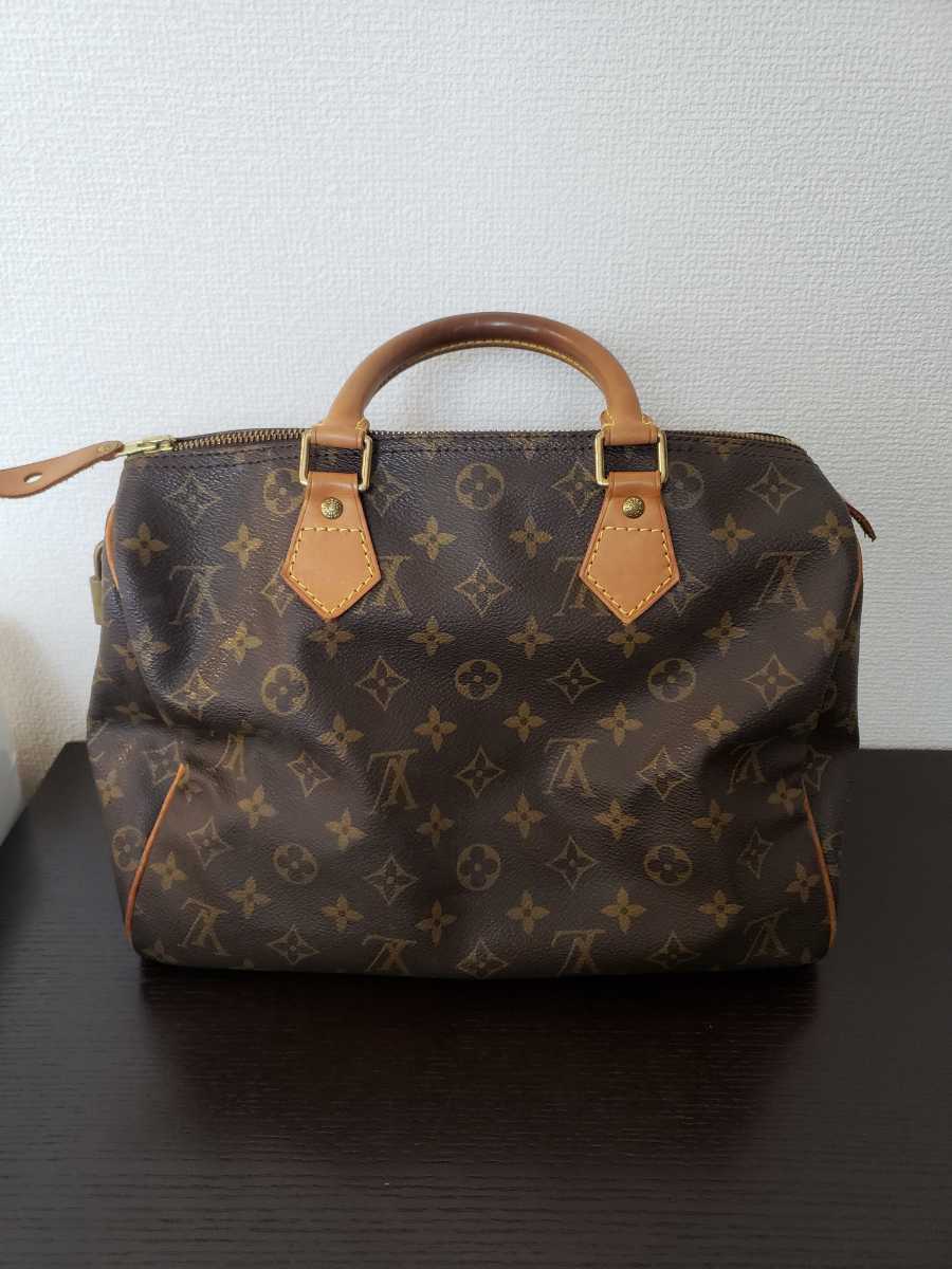 ★LOUIS VUITTON ルイヴィトン スピーディ30 モノグラム ミニボストン　ハンドバッグ（NW5-）_画像2