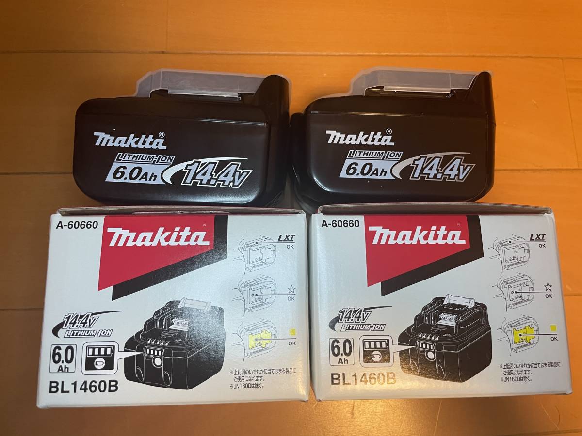 未使用品】マキタ makita 残容量表示付 14.4v6.0Ah高容量リチウム