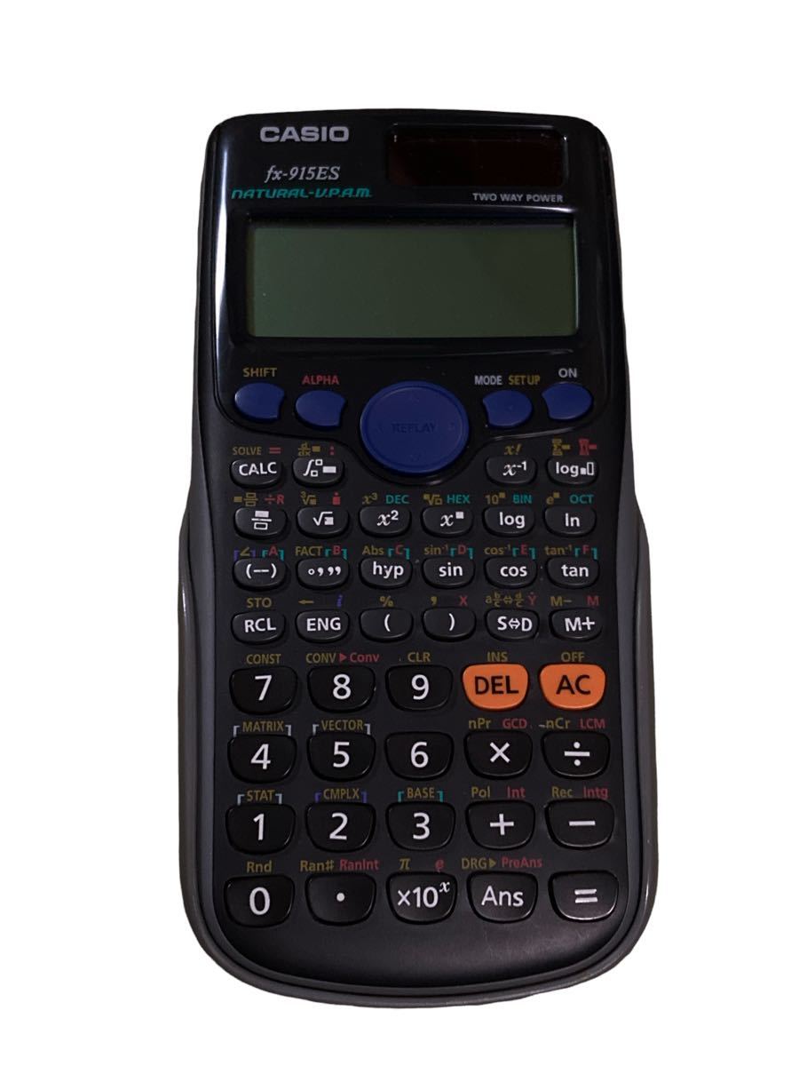 カシオ 関数電卓 数学自然表示 441関数 10桁 fx-915ES　ブラック