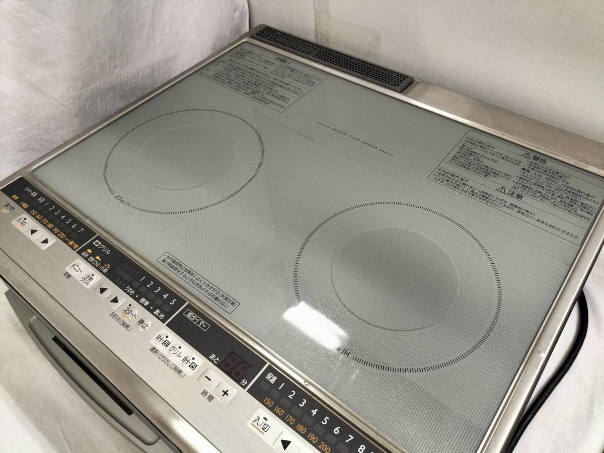 未使用 三菱 MITSUBISHI CS-G29CS20A 据置型IHクッキングヒーター 2口