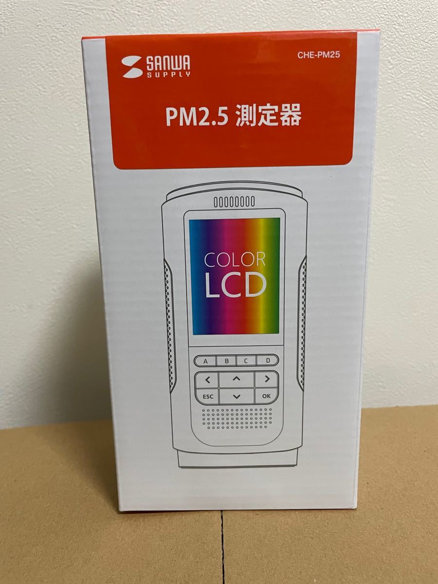 PM2.5測定器 サンワサプライ 空気汚染測定器 CHE-PM25 PM2.5測定器 サンワサプライ 空気汚染測定器 CHE-PM25