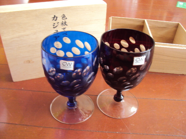  unused goods!NARUMI Narumi color fading pair casual glass!