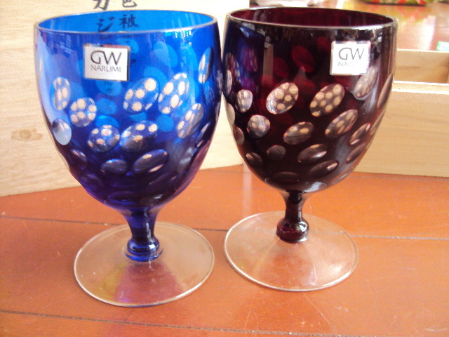  unused goods!NARUMI Narumi color fading pair casual glass!