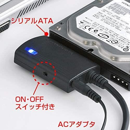 サンワサプライ SATA-USB3.0変換ケーブル HDD/SSD/光学式ドライブ ケーブル長0.8m USB-CVIDE3_画像6