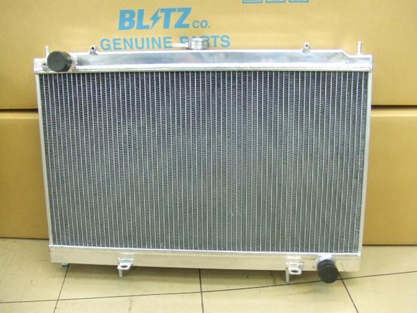 激安更新 送料無料 即納OK BLITZブリッツアルミレーシングラジエター TypeZS ランエボ5 MT CP9A 4G63 18854