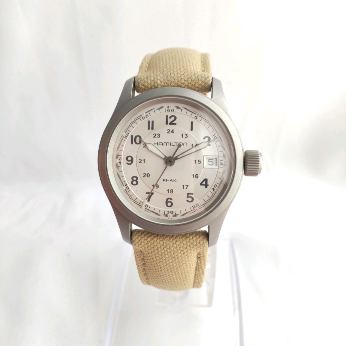 翌日発送可能】 HAMILTON ハミルトン 新品電池交換済み カーキ メンズ
