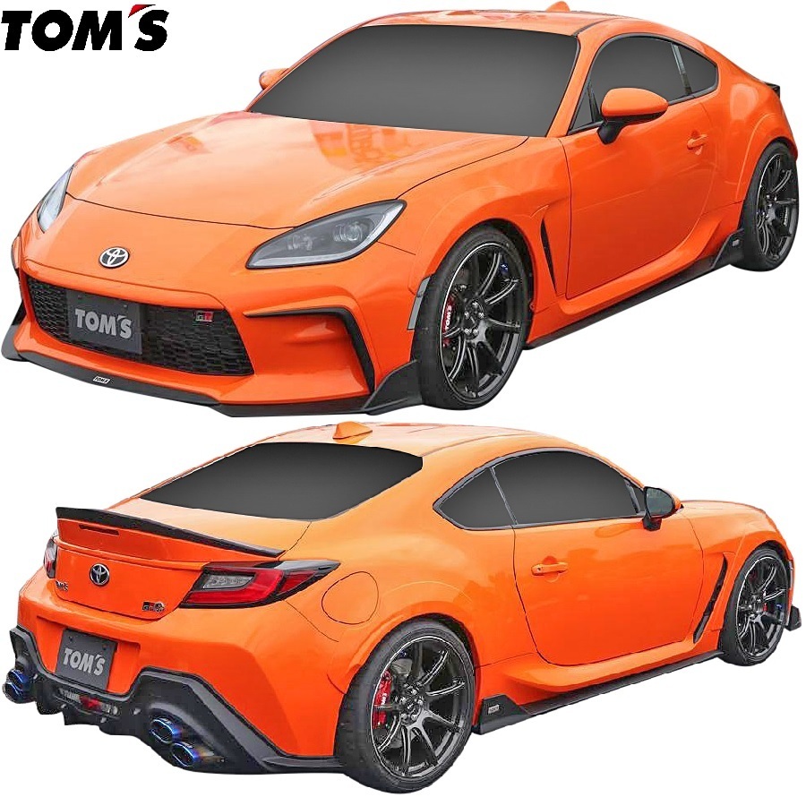 送料込】86 BRZ後期 Toms トムス バレルマフラ チタンカラー-