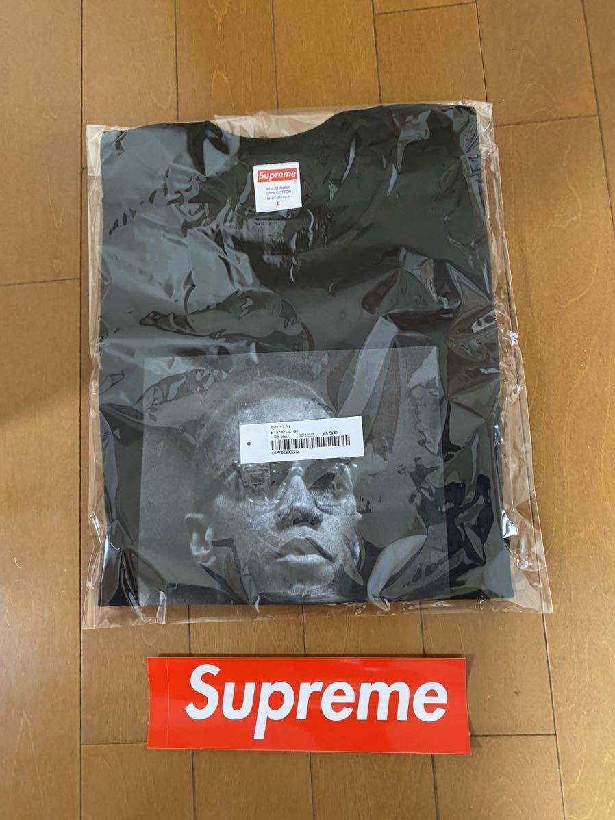 即決 SUPREME Malcolm X Tee Black Large 22ss シュプリーム マルコムX Tシャツ t-shirt