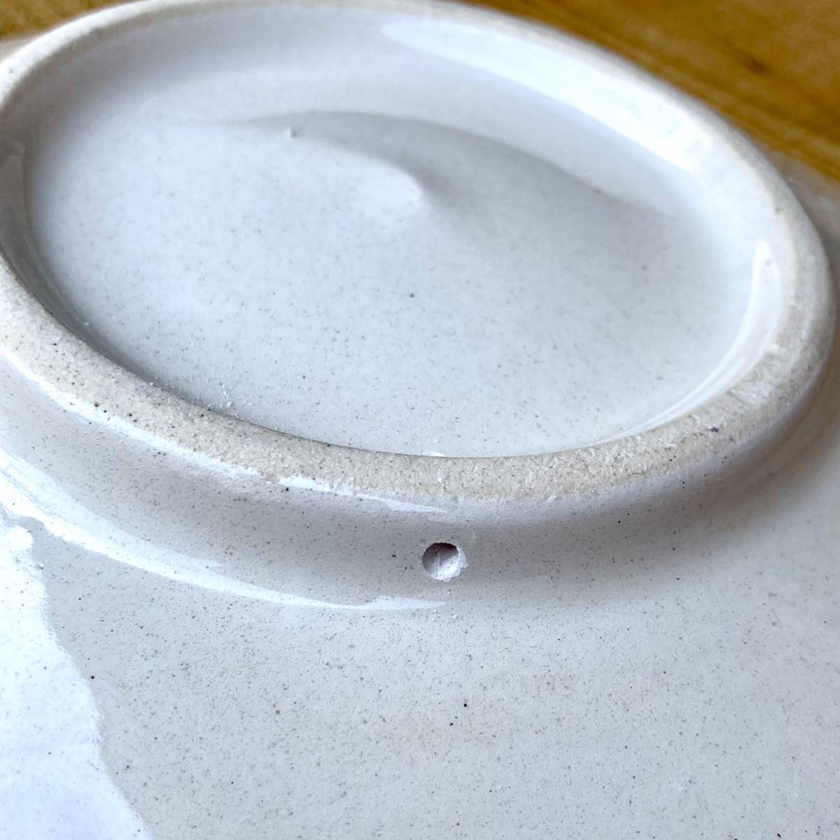 19cm 新品 トルコ陶器 中皿 壁掛け 赤 青 ハンドメイド 19cm 新品 トルコ陶器 中皿 壁掛け 赤 青 ハンドメイド