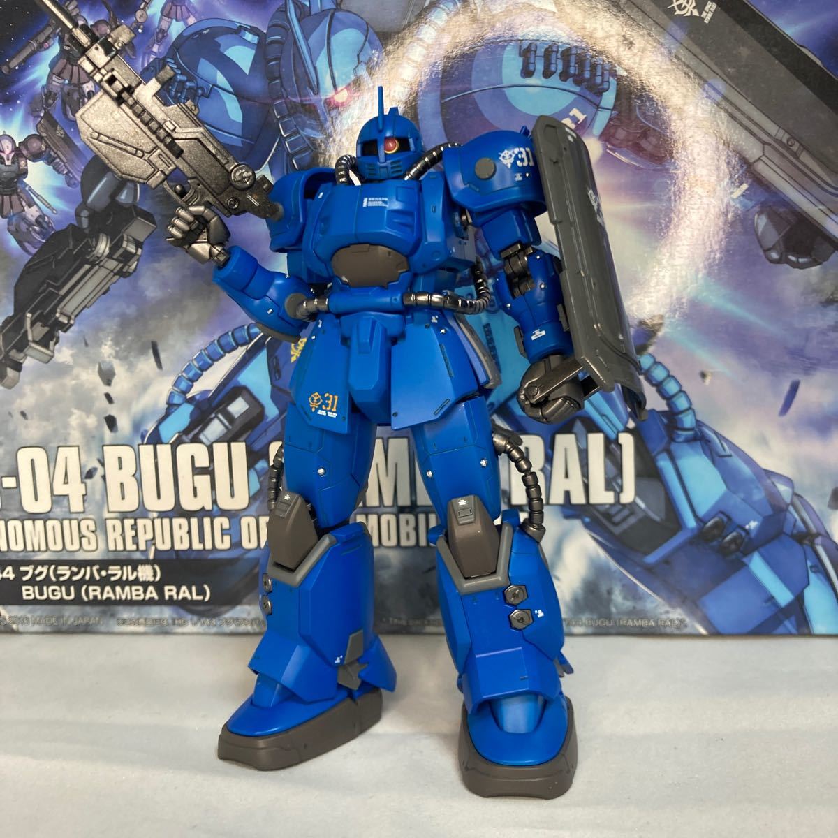 HG ブグ　ランバ・ラル専用機　ガンダムジ・オリジン　ガンプラ　全塗装完成品