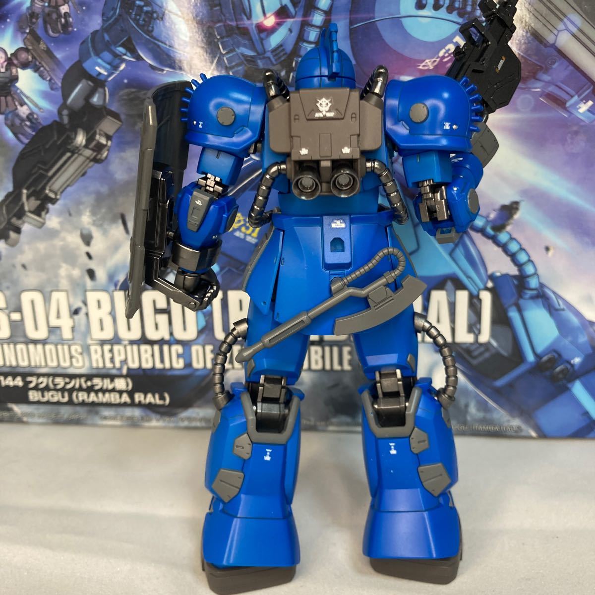 HG ブグ　ランバ・ラル専用機　ガンダムジ・オリジン　ガンプラ　全塗装完成品