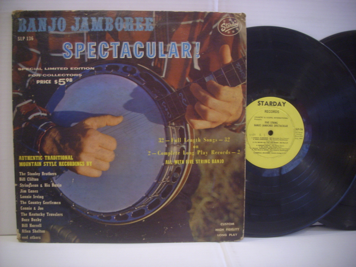 ●2LP　THE STANLEY BROTHERS THE COUNTRY GENTLEMEN / BANJO JAMBOREE SPECTACULAR! バンジョー ブルーグラス ◇r210305_画像1