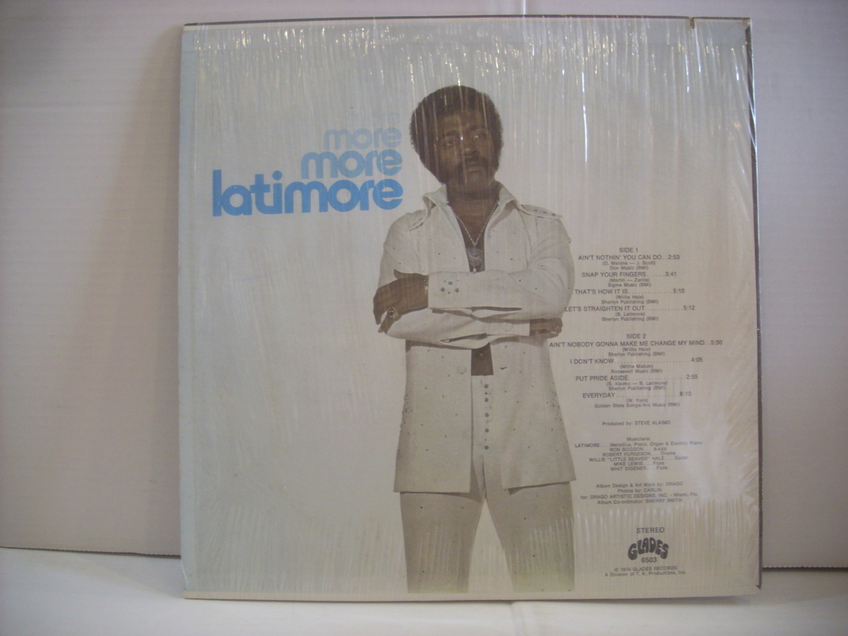 ●LP 　LATIMORE / MORE MORE MORE LATIMORE LET'S STRAIGHTEN IT OUT ラティモア モアモアモア 1974年 ◇r40131_画像2