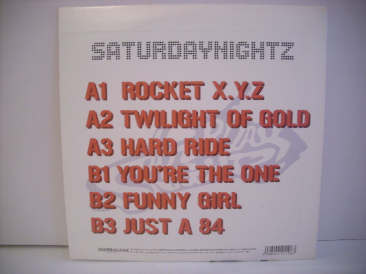 ●10インチ SATURDAYNIGHTZ / それゆけパイオニア10号 ROCKET X.Y.Z TWILIGHT OF GOLD サタデイナイツ サイコビリー ◇r20814_画像2