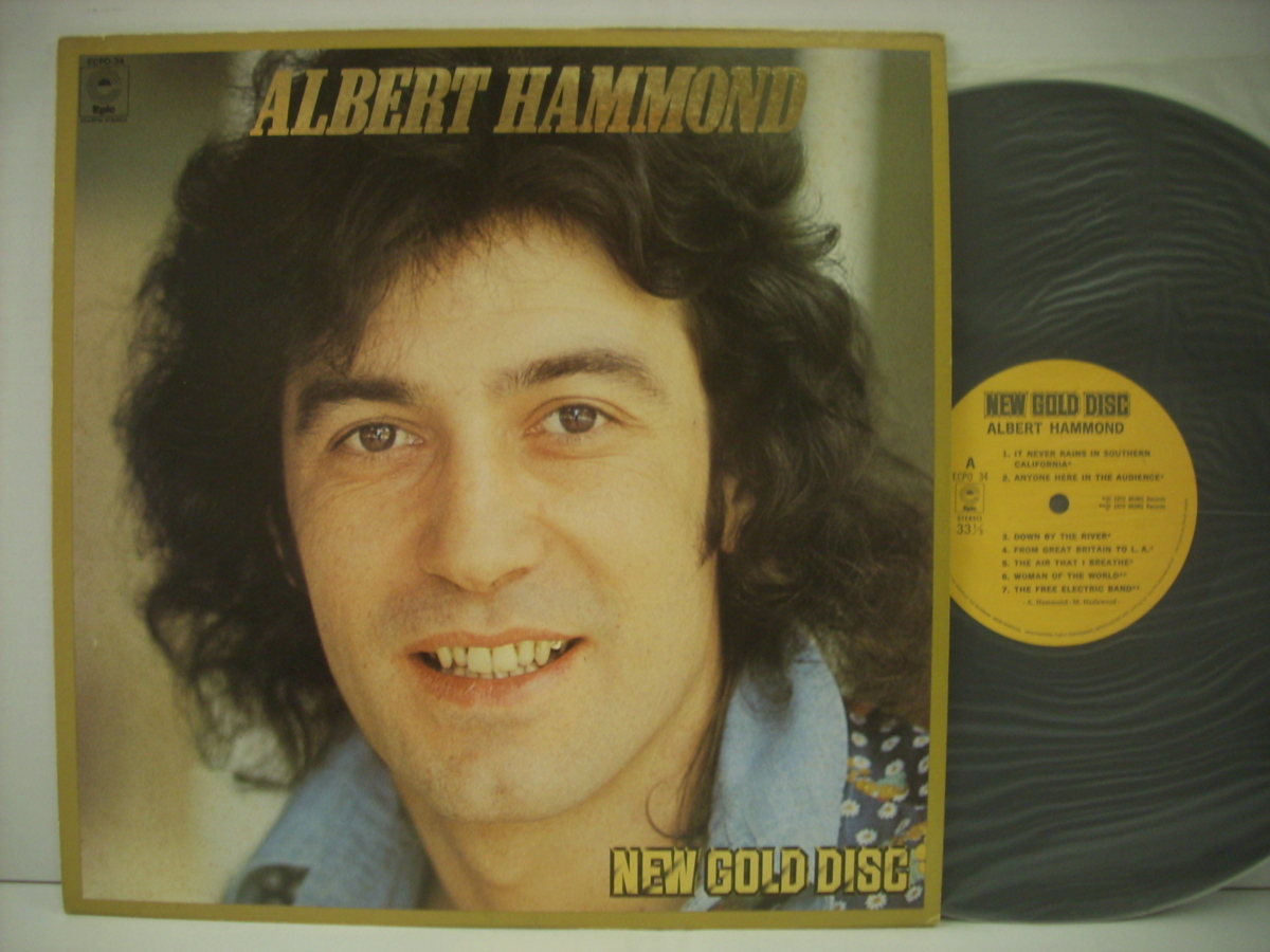 ■LP　アルバート・ハモンド / ベスト カリフォルニアの青い空 落葉のコンチェルト ALBERT HAMMOND ◇r3304_画像1