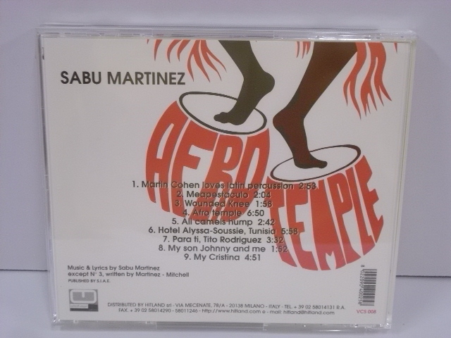 ■CD　SABU MARTINEZ / AFRO TEMPLE サブー・マルティネス アフロ・テンプル_画像2