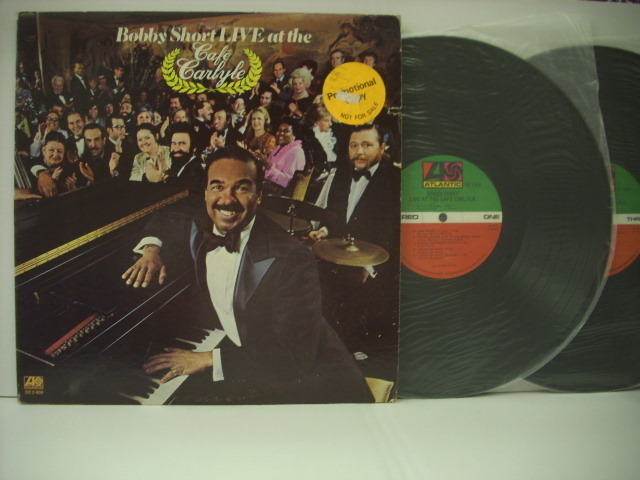 ■2LP　BOBBY SHORT / LIVE AT THE CAFE CARLYLE ボビー・ショート ライブアットカフェカーライル 1974年 ◇r2721_画像1
