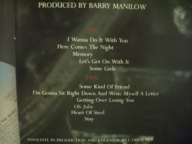 [LP] BARRY MANILOW バリー・マニロウ / HERE COMES THE NIGHT ヒア・カムズ・ザ・ナイト 国内帯付 ◇r2512_画像3