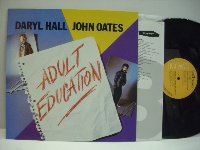 [12インチ] DARYL HALL & JOHN OATES / ADULT EDUCATION (SPECIAL CLUB MIX) ダリル・ホールとジョン・オーツ 国内盤 RPS-1002 ◇r2715_画像1