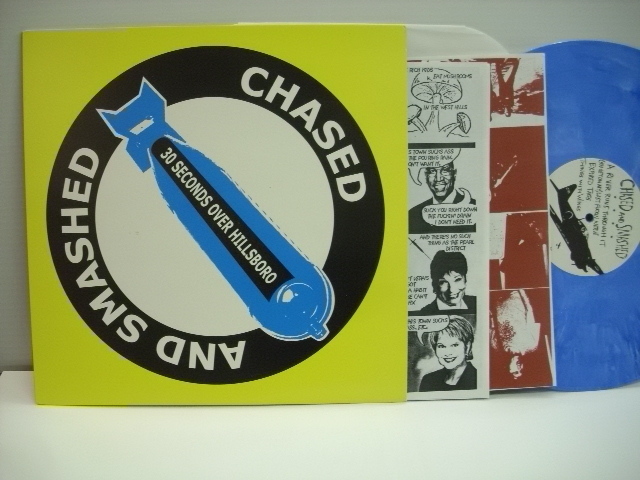 [LP] CHASED AND SMASHED / 30 SECONDS OVER HILLSBORO　US盤　マーブルディスク　ONION FLAVORED RECORDS　OFR 005_画像1