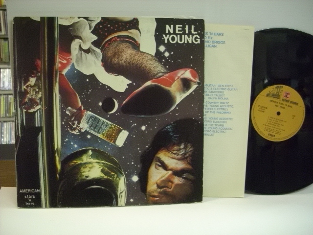[LP] NEIL YOUNG ニール・ヤング / AMERICAN STARS 'N BARS アメリカン・スターズン・バーズ 国内盤 ワーナー P-10297R ◇r21126_画像1
