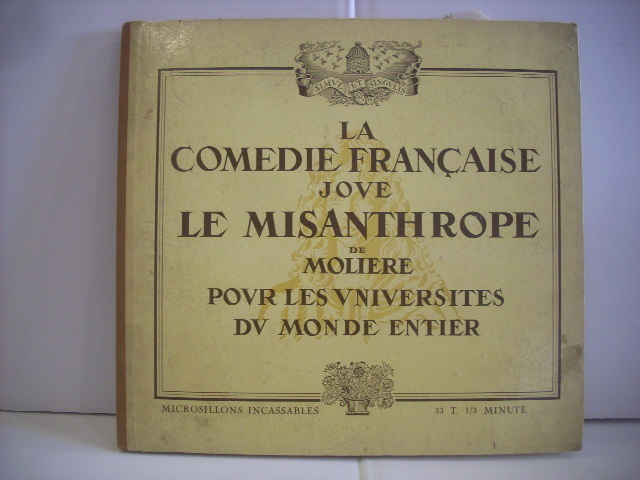 ●ダブルジャケ 2LP　LA COMEDIE FRANCAISE / LE MISANTHROPE DE MOLIERE コメディ・フランセーズ モリエール 人間嫌い ◇r40121_画像1