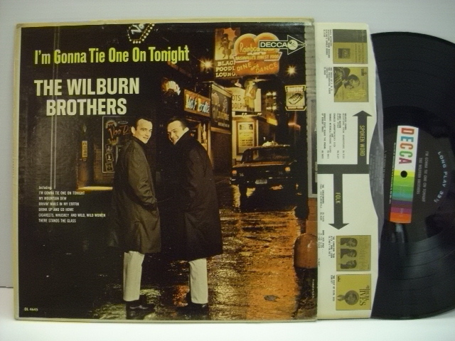 [LP] THE WILBURN BROTHERS / I'M GONNA TIE ONE ON TONIGHT ウィルバーン・ブラザーズ カントリー_画像1