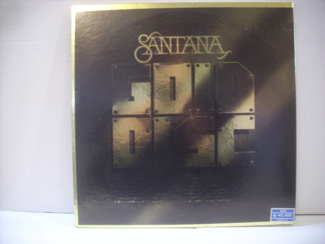 ●ダブルジャケ LP　サンタナ / ゴールド・ディスク ブラックマジックウーマン 僕のリズムを聞いとくれ ベスト SANTANA GOLD DISC ◇r40322_画像2