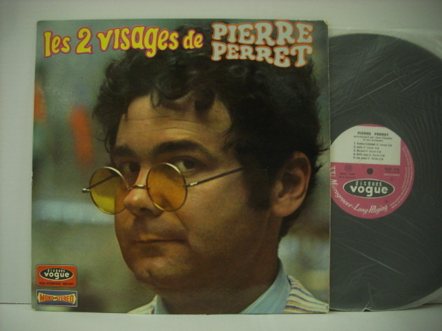 ■LP　PIERRE PERRET / LES 2 VISAGES DE ピエール・ペレ フランス盤 DISQUES VOGUE CLD 718 ◇r3925_画像1