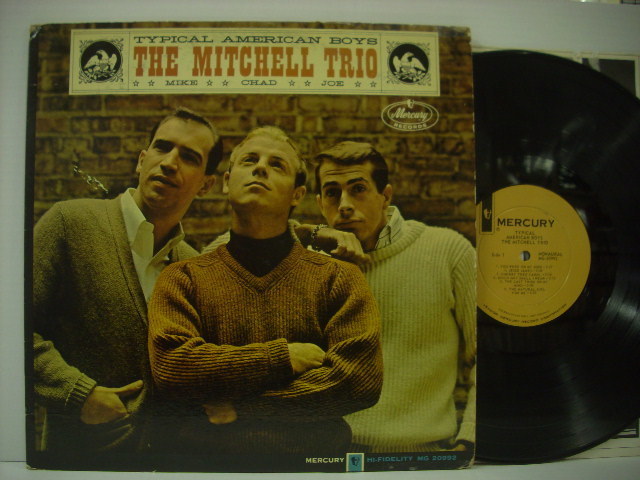 ■LP　THE MITCHELL TRIO ザ・ミッチェル・トリオ / TYPICAL AMERICAN BOYS アメリカン・ボーイズ USプロモ盤 MERCURY SR 60992 ◇r31230_画像1