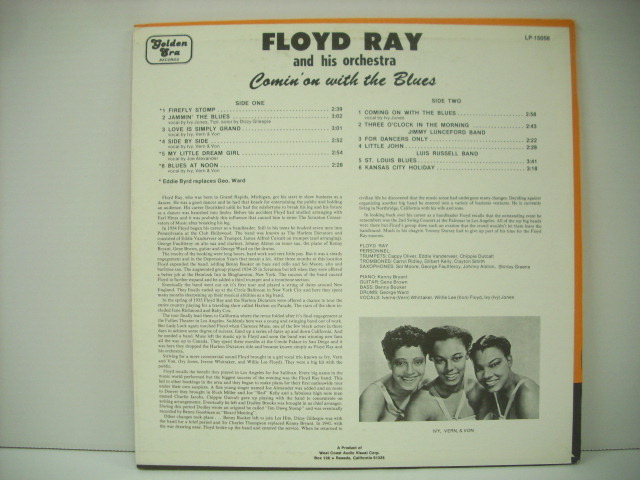 ■LP　FLOYD RAY AND HIS ORCHESTRA / COMIN' ON WITH THE BLUES フロイド・レイ カミンオンウィズザブルース ◇r31028_画像2