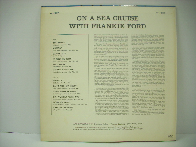 ■LP　フランキー・フォード / レッツ・テイク・ア・シー・クルーズ　FRANKIE FORD LET'S TAKE A SEA CRUISE オールディーズ ◇r31213_画像2