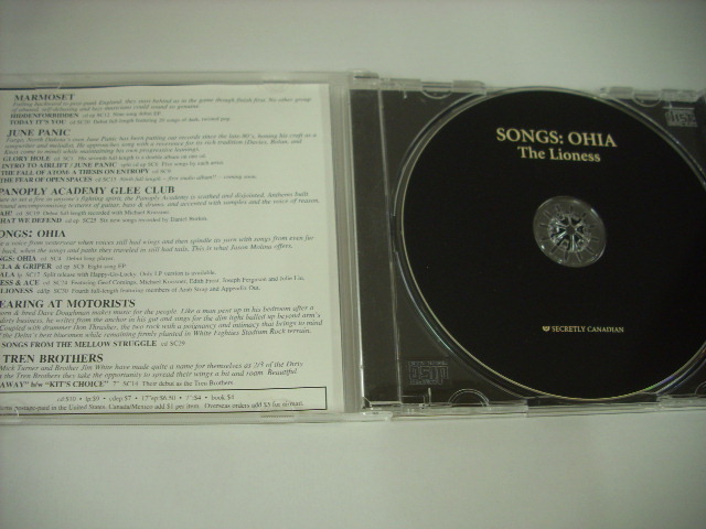 ■CD SONGS:OHIA / THE LIONESS JASON MOLINA ソングス:オハイア ライオネス 4作目 ジェイソン・モリーナ 2000年 ◇r40330の画像3