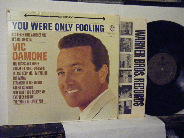 ▲LP VIC DAMONE ヴィック・ダモン / YOU WERE ONLY FOOLING 輸入盤 WARNER BROS WS1602 オールディーズ◇r31121_画像1