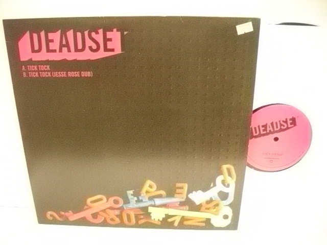 ■12インチ　DEADSET / TICK TOK JESSE ROSE DUB デッドセット ファンキーエレクトロテック 2007年 ◇r2423_画像1