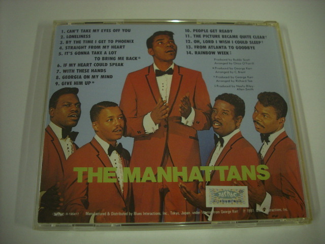 #CD The * Manhattan z/ with *ji.-z* handle z with belt George car THE MANHATTANS WITH THESE HANDS P-VINE PCD-1845 *r31202