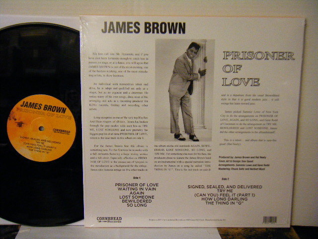 ▲LP JAMES BROWN ジェームス・ブラウン / PRISONER OF LOVE プリズナー・オブ・ラヴ 輸入盤 180g リマスター再発盤 ◇r21111_画像2