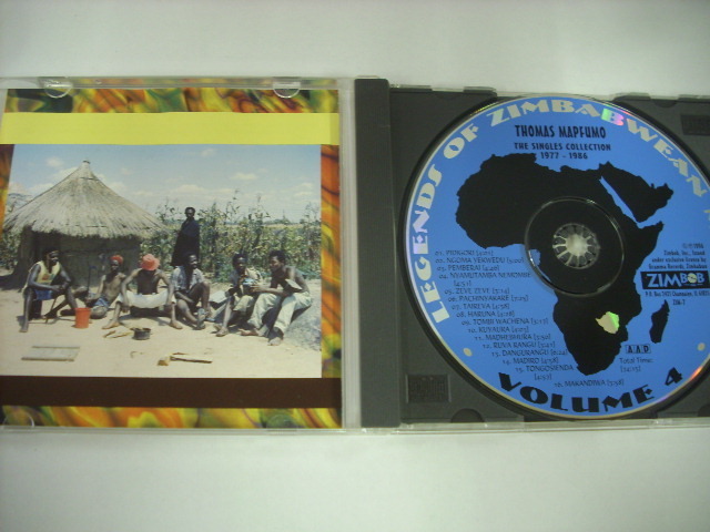 ■CD　THOMAS MAPFUMO / THE SINGLES COLLECTION 1977-1986 LEGENDS OF ZIMBABWEAN MUSIC VOL.4 トーマスマプフーモ ジンバブエ ◇r3128_画像3