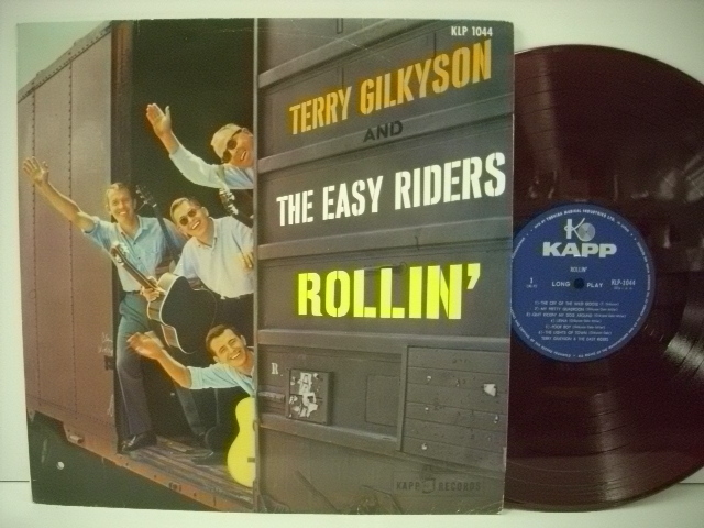 ■LP　TERRY GILKYSON AND THE EASY RIDERS テリー・ギルキーソンとイージー・ライダース / ROLLIN 野鴨の叫び 国内赤盤_画像1